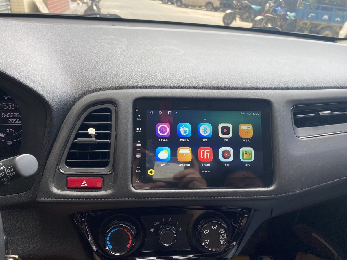 本田xrv缤智中控大屏360度全景倒车影像安卓导航仪一体机原厂风格4g版