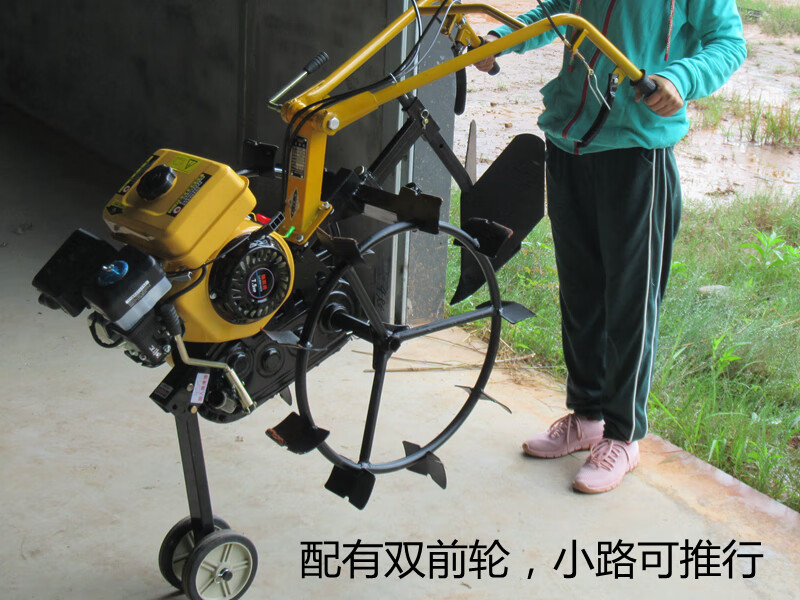 犁田机耕地机轻小型耕田机多功能农用水稻开沟机手拉犁八马小铁牛八马