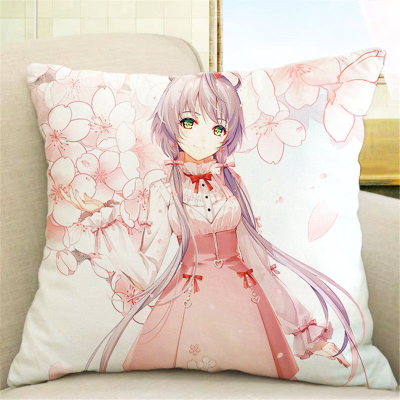 洛天依方形抱枕定制动漫周边v家星尘乐正绫二次元沙发靠垫枕头宅0440