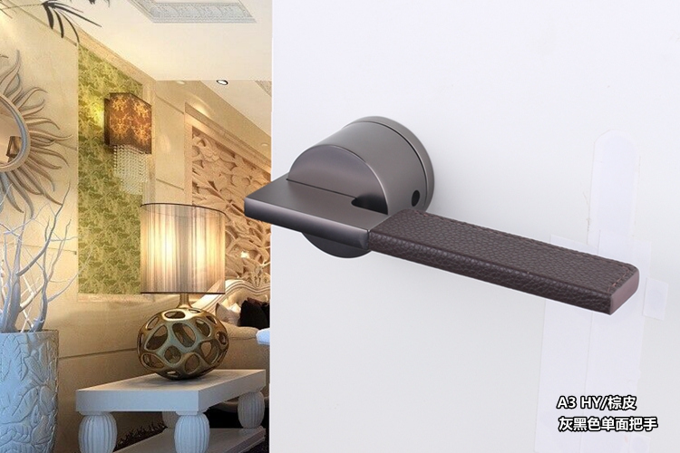 隐形拉手隐形门单面把手灰黑色暗门拉手单边背景墙室内房间明装暗藏门