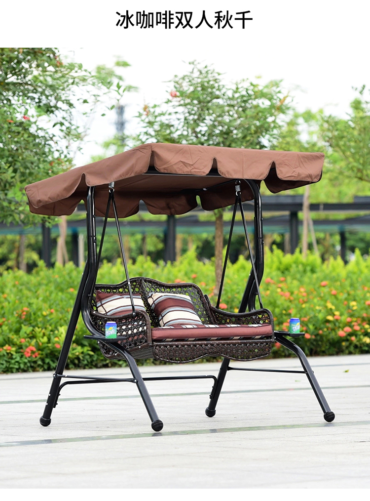 60阳台吊篮藤椅户外网红秋千吊椅吊篮藤椅吊床秋千家用懒人阳台成人