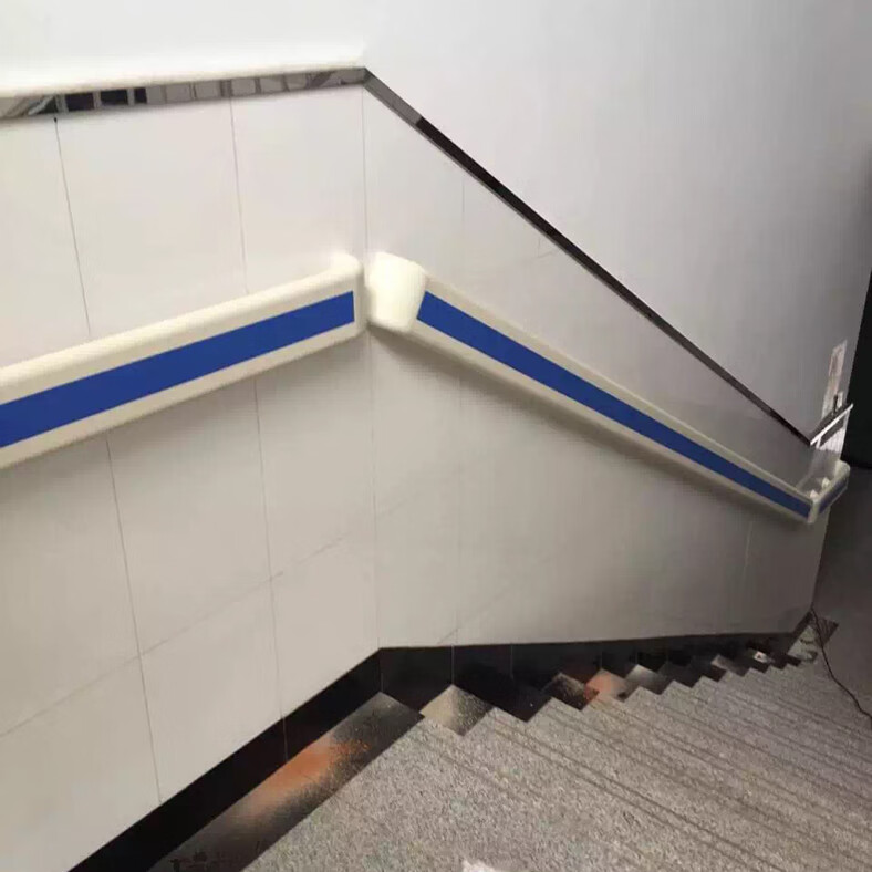 防撞扶手走廊老人养老院pvc酒店140过道扶手楼梯 140扶手弯头【图片