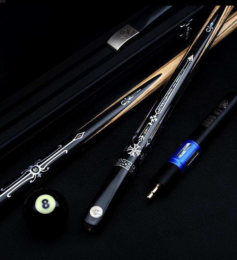 2022新款lp台球杆定海神针小头黑8球杆斯诺克桌球杆中式单支球杆官方