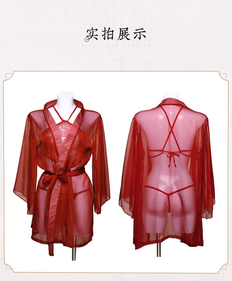 霏慕情趣内衣女古风汉服性感女睡衣纯欲高端轻奢情趣套装衣火辣制服