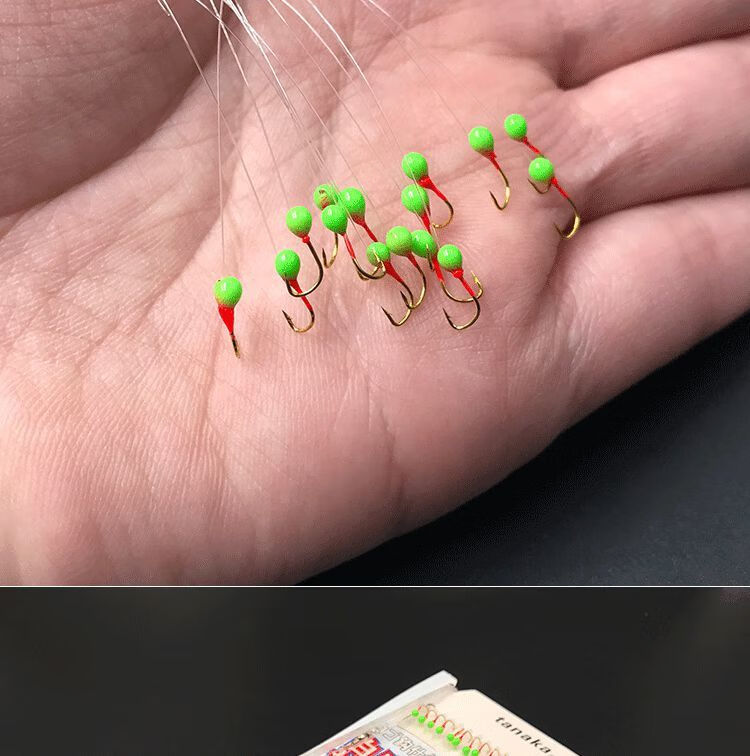 精选白条专杀鱼钩夜光串钩白条串钩翘嘴钓白条七星钩白光金钩7钩15钩