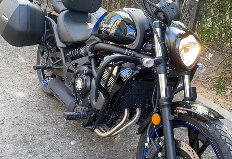 适用于21-22年款川崎小火神650摩托车边箱尾箱vulcans 650侧挂箱快拆