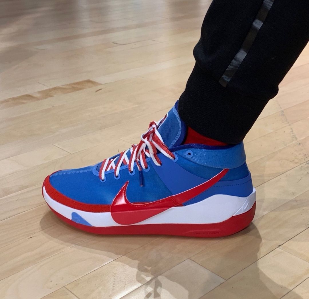 新款杜兰特13代篮球鞋全明星kd13实战气垫篮球鞋 kd13蓝红 40【图片