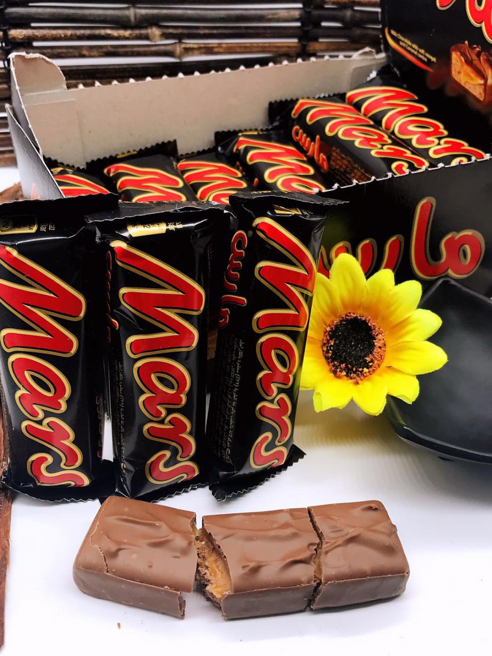 5折mars巧克力milkchocolate埃及焦糖夹心1黑色40g24条