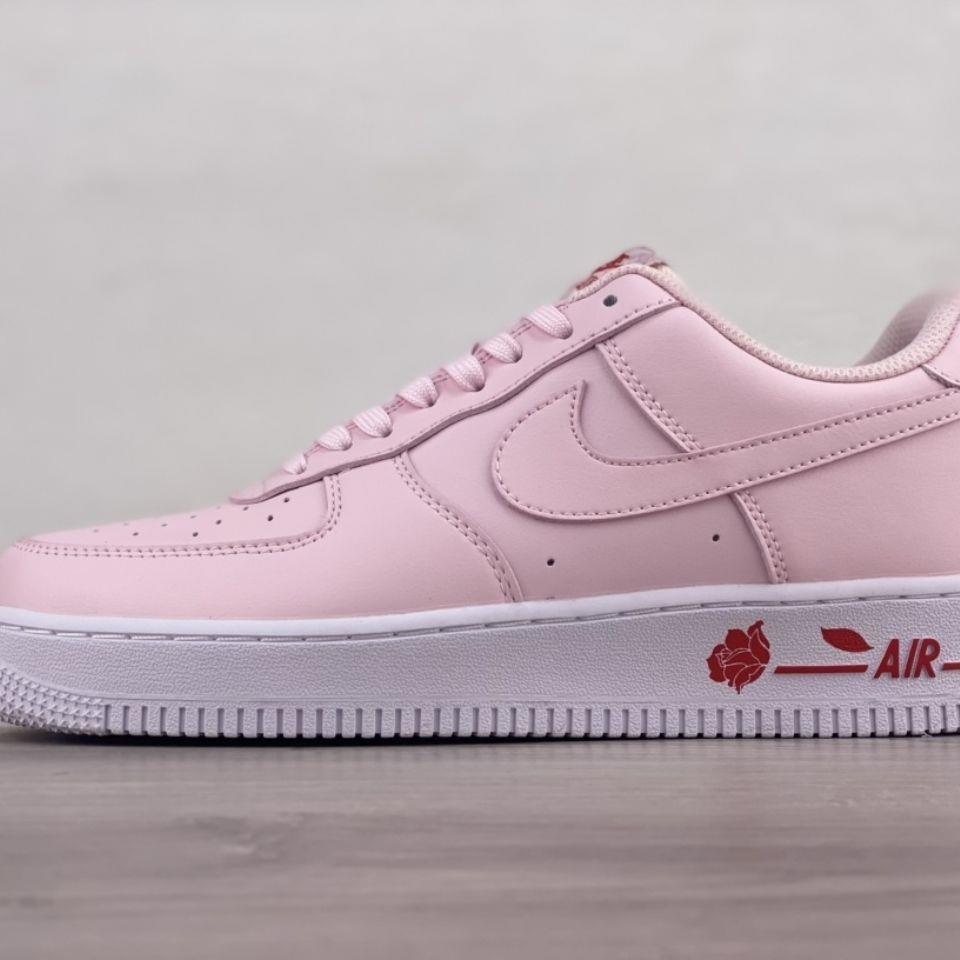 【官方】乔1ajlowairdunksbaf1forcelx粉色玫瑰情人节低帮休闲运动