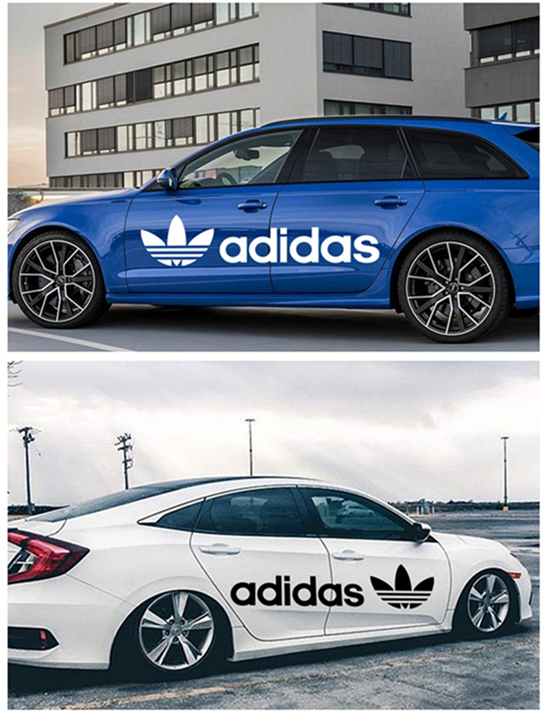 nike潮牌遮挡大勾车贴汽车改装创意车身拉花划痕车门耐克个性贴纸