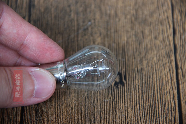 摩托车12vp21/5w刹车灯泡 汽车bay15d后尾灯双丝高低脚灯泡 12vp21/5w