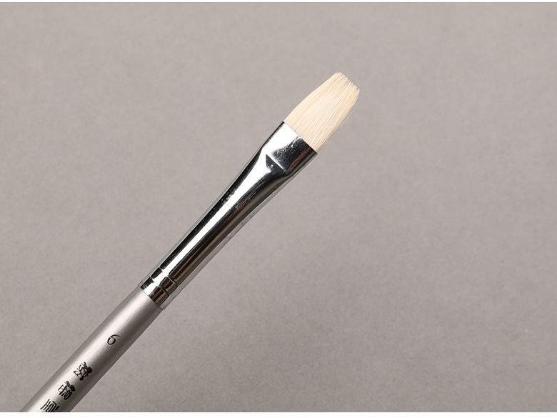 榭得堂836羊毫短杆平峰水粉笔水彩笔油画排笔手绘固体颜料笔羊毛画笔