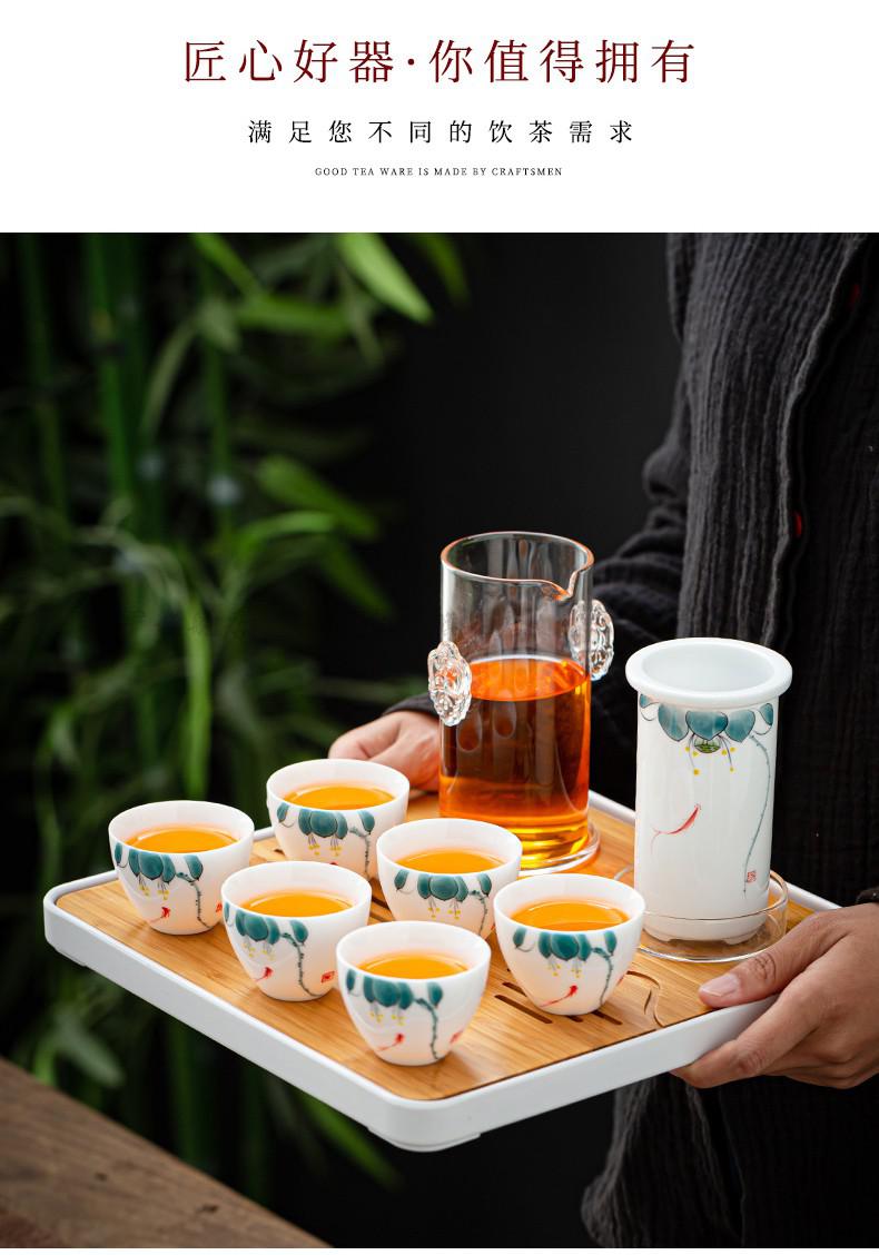 红茶杯具 红茶普洱用泡茶壶加厚玻璃陶瓷过滤小青柑花茶冲茶器喝茶具