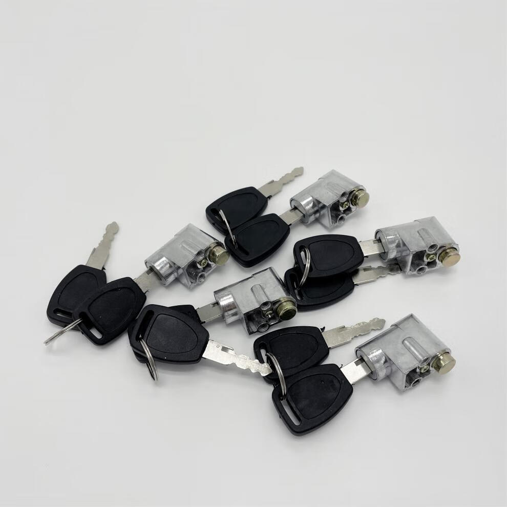 电动车电池锁电瓶防盗锁电瓶盒锁爱玛新日雅迪电池锁锁钥匙1套送安装