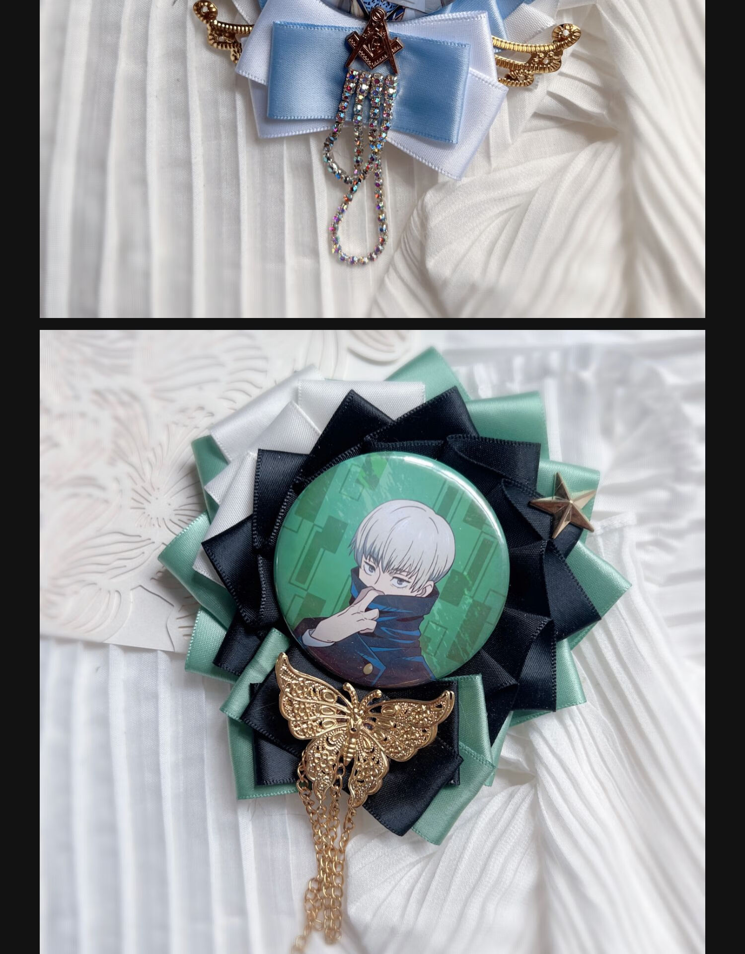 特价华丽吧唧托徽章痛包配饰复古装饰洛丽塔胸针痛包谷美填充饰品