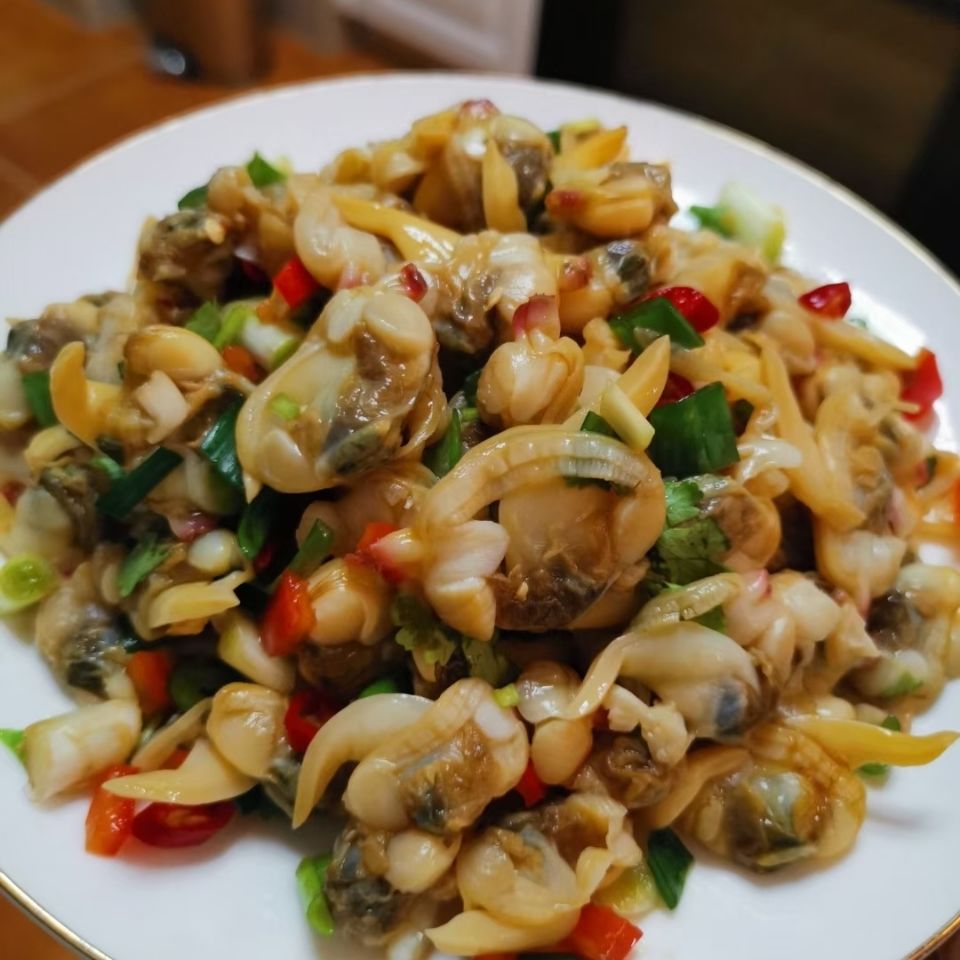 辽宁丹东东港原汁大黄蚬子肉个大无沙蛤蜊花肉熟冻原浆黄蚬肉凉拌 1袋