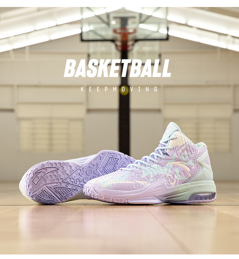 安踏kt3team安踏篮球鞋男汤普森高帮实战靴学生运动鞋耐磨防滑缓震