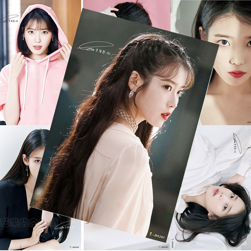 李知恩海报2020新女高清新款签名大高清贴墙卧室周边卡贴 【选sc 】