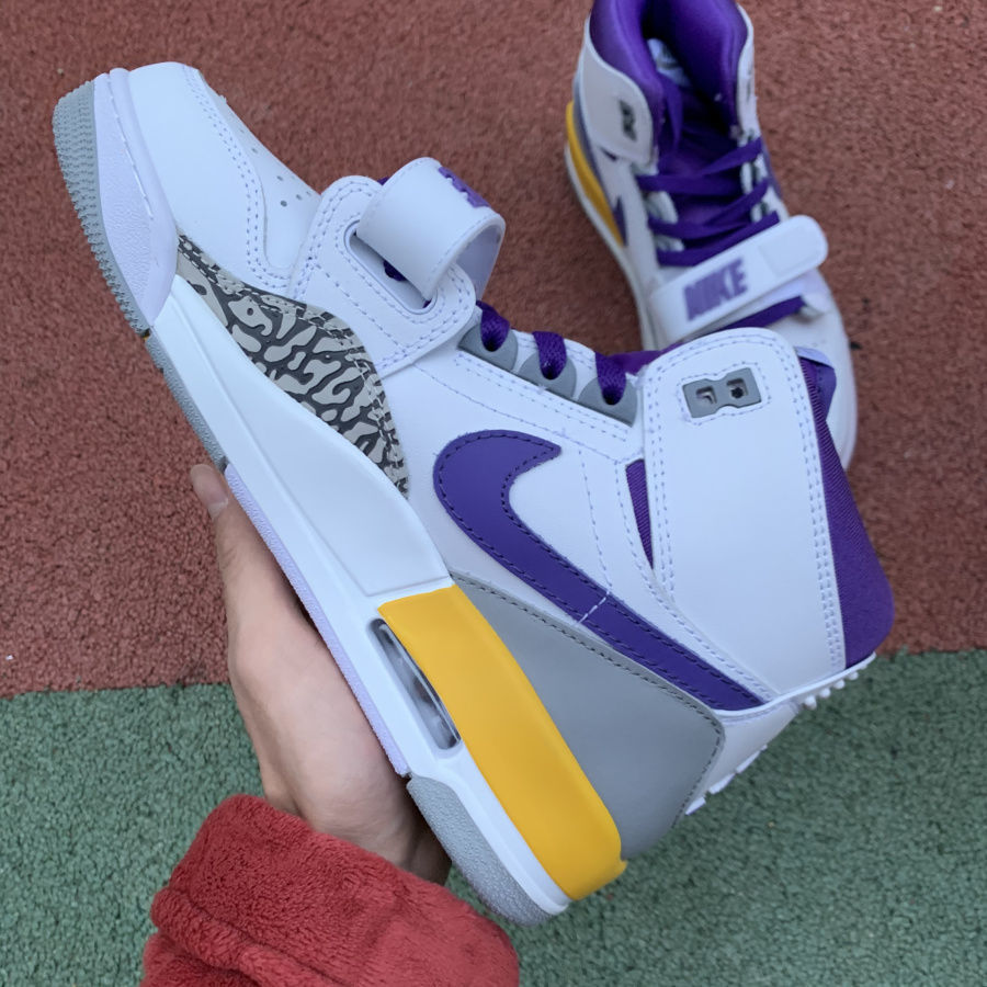 篮球鞋湖人樱花粉白灰粉香草虎年米白蓝新秀高帮低帮篮球鞋 aj312高帮