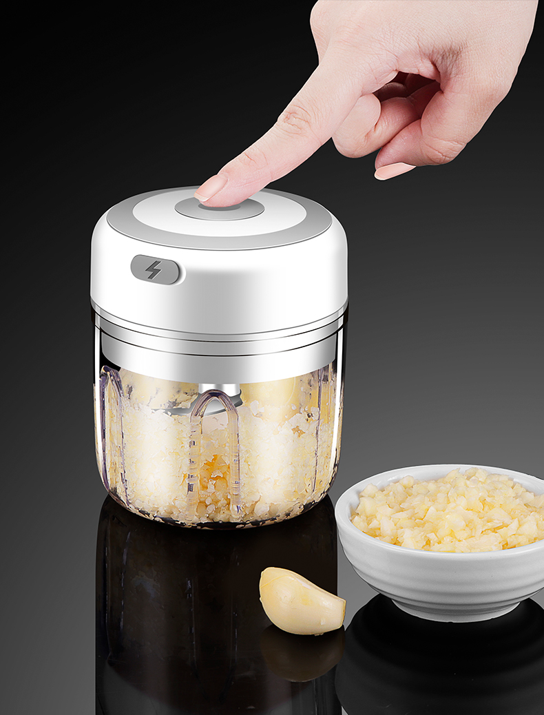 电动蒜泥神器家用大蒜捣碎器小型打蒜切蒜蒜末粉碎辣椒蒜蓉搅碎机小号
