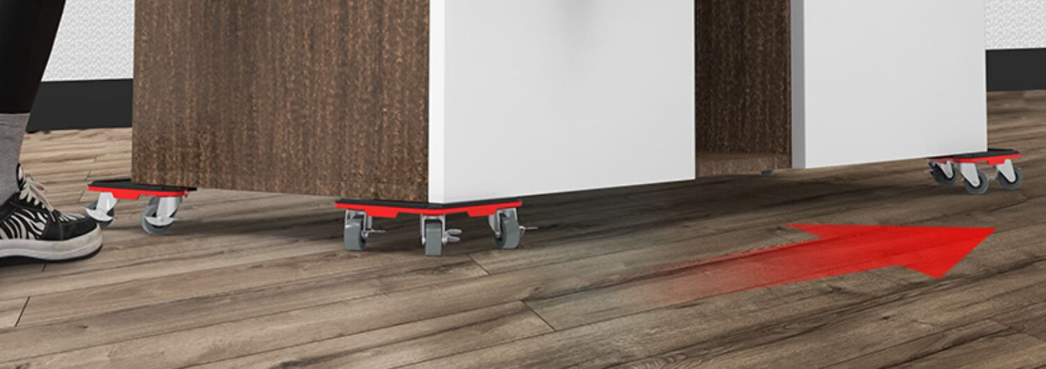 瓦列夫搬重物神器搬家便携移动家具垫轮脚轮搬运万向轮滑轮重型省力