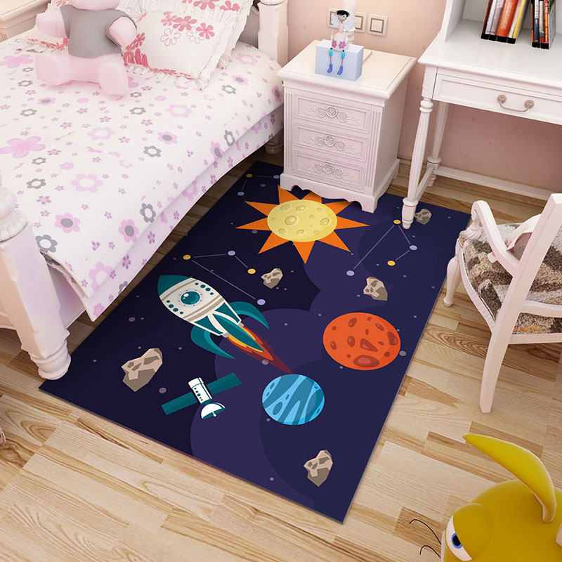 匠师傅可爱卡通地毯儿童卧室房间满铺床边毯宝宝爬行垫子定制地垫家用