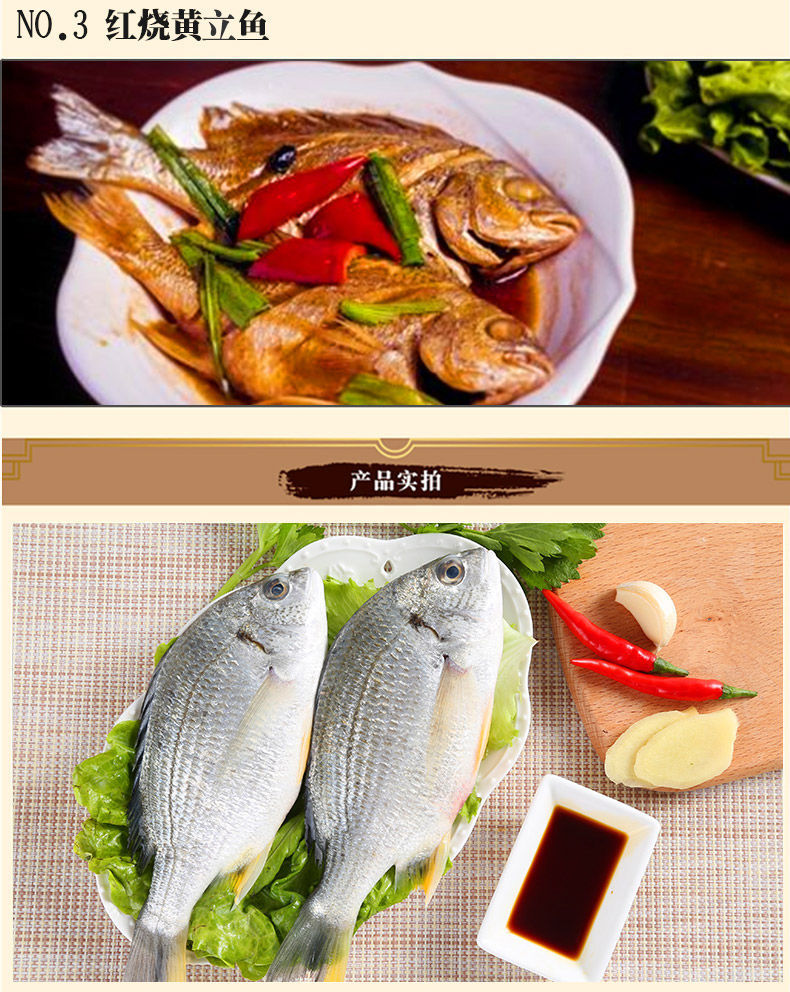 黄脚立鱼海钓黄翅鱼活鲜鱼黄鳍鲷深海鲜捕水产黑黄