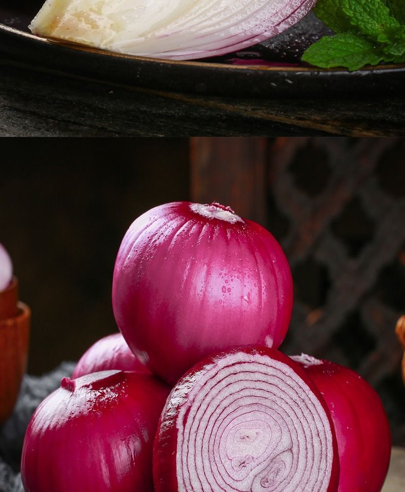 2022年新鲜紫皮洋葱农家自种圆葱头生吃不辣脆甜水果洋葱蔬菜批发3斤