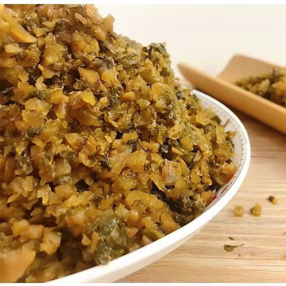 四川南充特产冬菜免洗嫩尖精制碎粒雪菜袋装下饭菜冬宜宾芽菜一盒四川