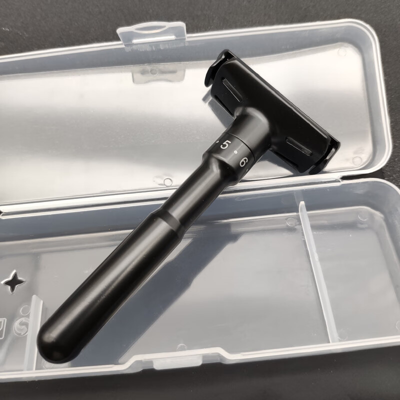 适用名士剃须刀手动刮胡刀男士升级款可调锋利度水洗不锈老式双面刀架