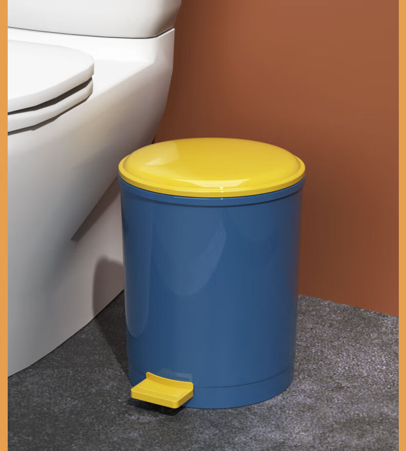 脚踩式垃圾桶带盖子家用厨房专用大容量卧室办公室卫生间防臭681l天