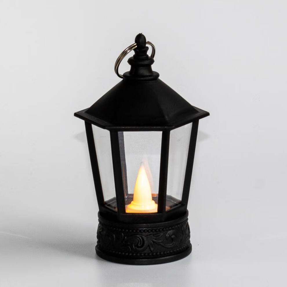 万圣节装饰风灯圣诞烛台电子蜡烛led活动派对气氛装饰品摆件道具 万圣