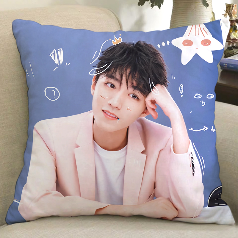 王俊凯抱枕双面可爱被子两用人形公仔应援周边生日礼物枕头 11 高雅