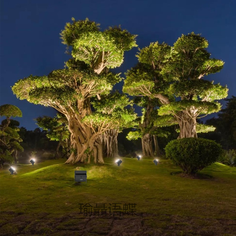 插地灯照树灯外墙射灯led户外防水投光灯洗墙灯照树灯室外园林绿化