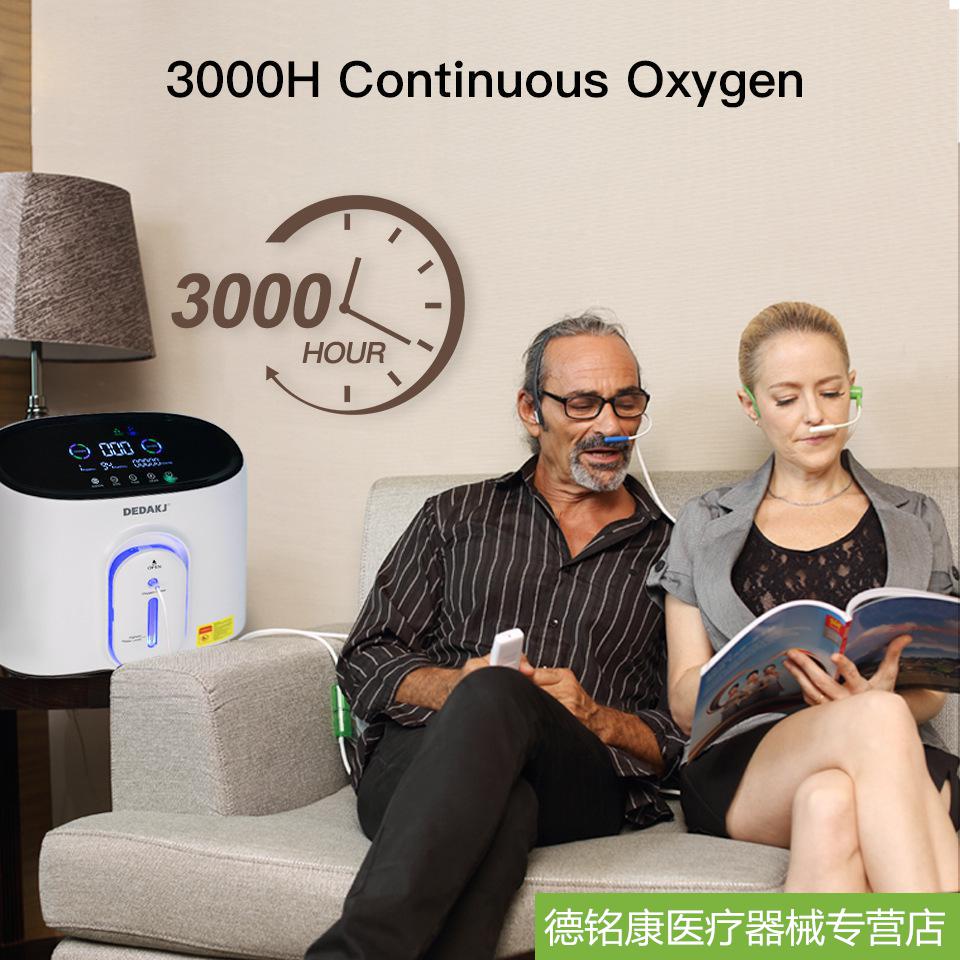 吸氧机家用便携式吸氧机老人氧气机高原车载家庭吸氧器deq1w110v美规