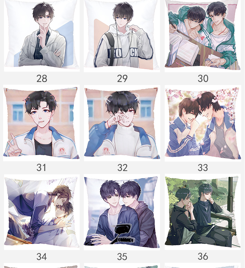 伪装学渣周边伪装学渣周边抱枕贺朝谢俞靠垫原耽枕头耽