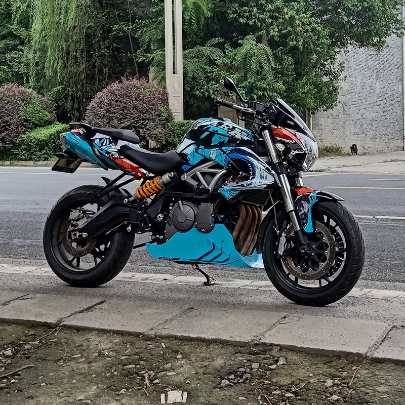 黄龙600摩托车版画贝纳利bjbntnt贴纸摩托全车贴膜贴花版花拉花索隆