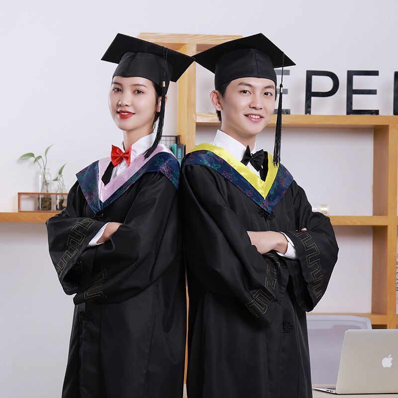京选品质步雳学位学士服毕业礼服大学生男女女学院风工科本科文科硕士
