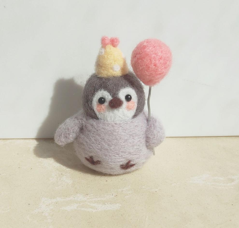 羊毛毡戳戳乐羊毛毡成品钥匙扣可爱动物车挂节日创意小礼物支持来图戳