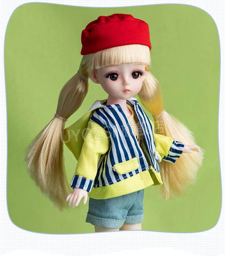 芭比娃娃迷你小号洛丽塔30厘米cm可爱小号东方芭比比娃娃公主大女孩洋