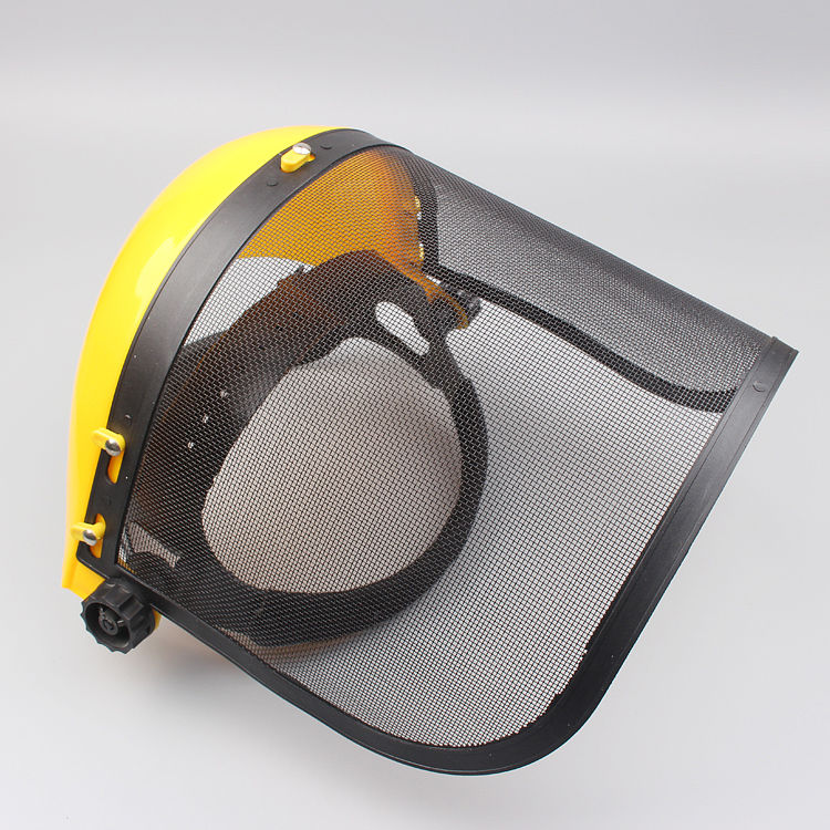 割草机打草机油锯伐木锯通用安全帽防护面罩头盔保护帽全盖帽子