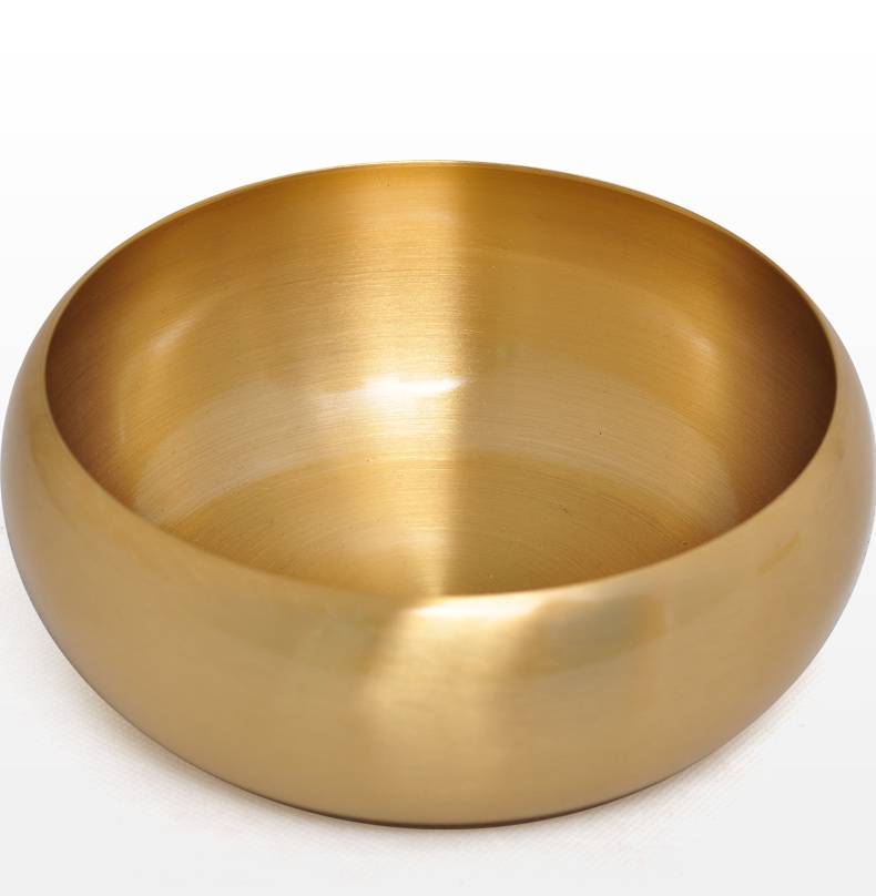 京选好货一钵千家饭摆件铜钵餐具化缘钵寺庙僧人佛钵静心修行钵佛教