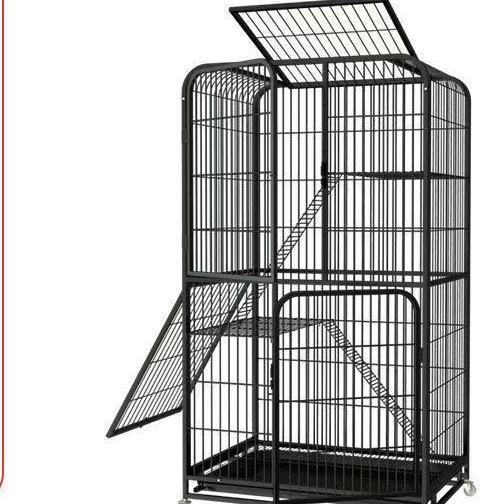 貓籠子家用室內貓籠別墅帶廁所超大自由空間小型貓舍貓咪三層大號地狼