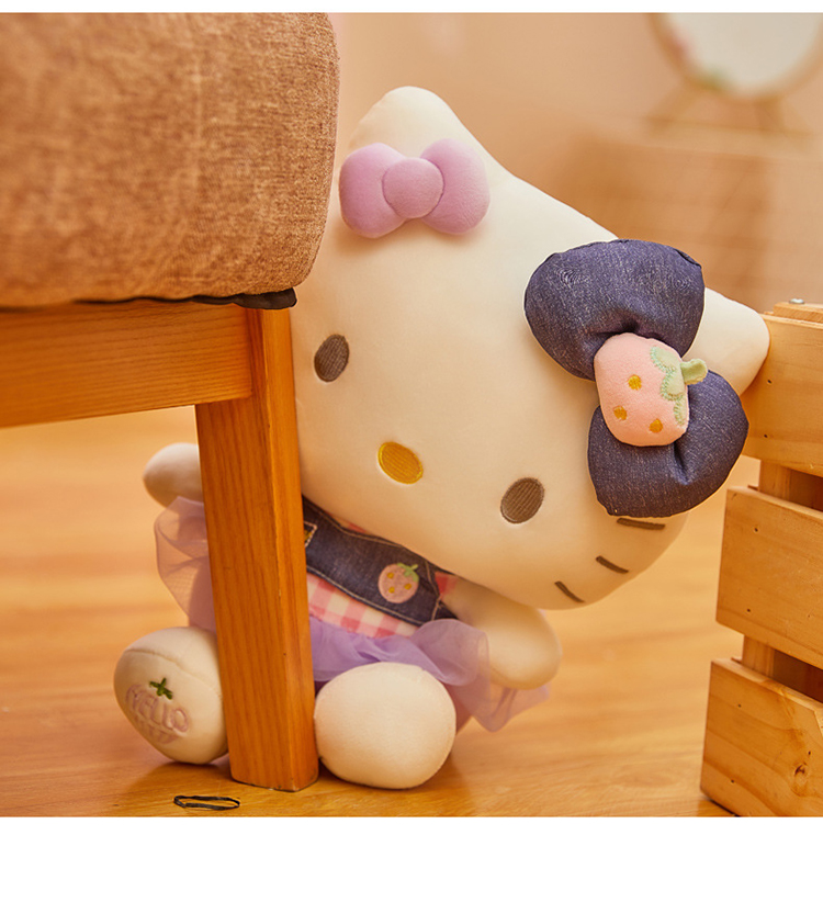 简梓-hello kitty公仔凯蒂猫毛绒玩具哈喽kt玩偶可爱布娃娃女生礼物