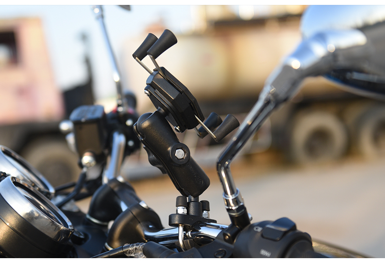 smnu十玛手机导航架电动摩托车踏板用外卖铝合金防震车载充电x型