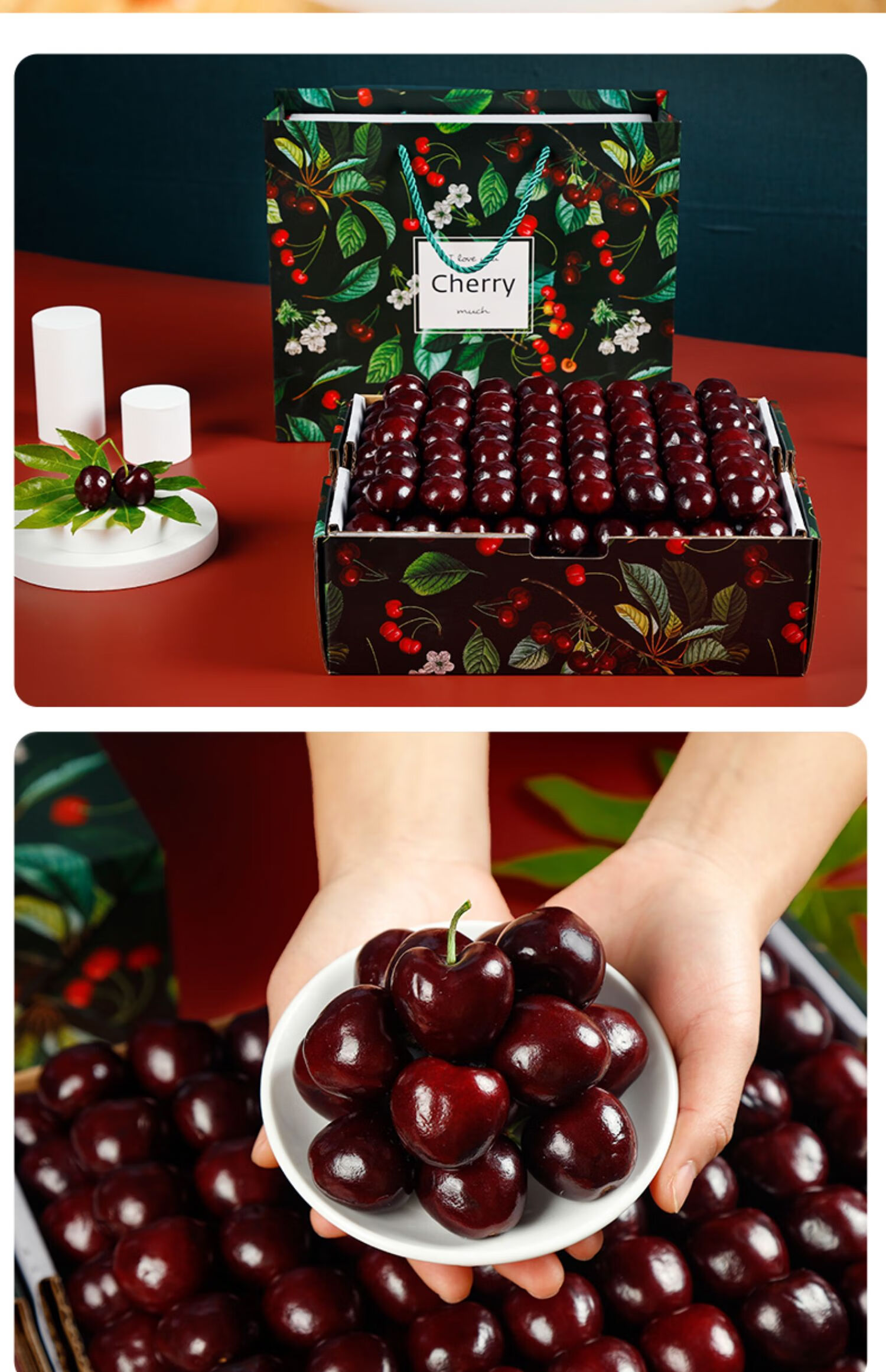 智利车厘子4j进口新鲜水果大樱桃现货里五斤孕妇当季礼盒 2500g 3j