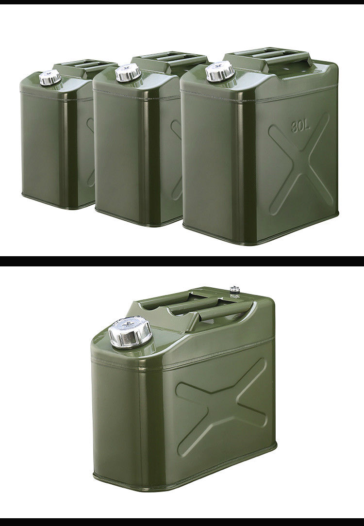 探险骆驼者加厚防爆汽油桶30升20升10升柴油壶铁加油桶汽车摩托车备用