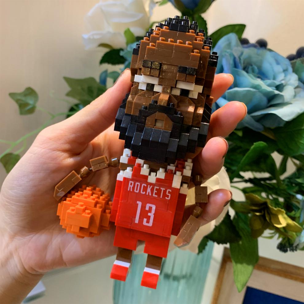 篮球乐高积木 乐高微型小颗粒积木nba篮球球星拼插玩具科比詹姆斯