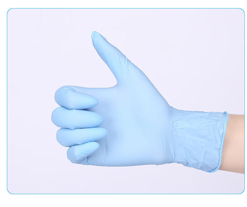 赫晨一次性手套医用加厚丁晴乳胶丁腈橡胶食品级pvc牙科医生专用100只