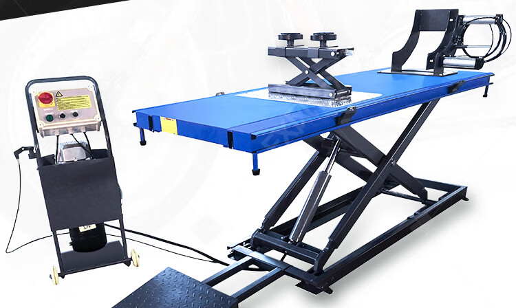 定制适用摩托车举升机升降台修理台电动维修平台升降提升机液压剪式